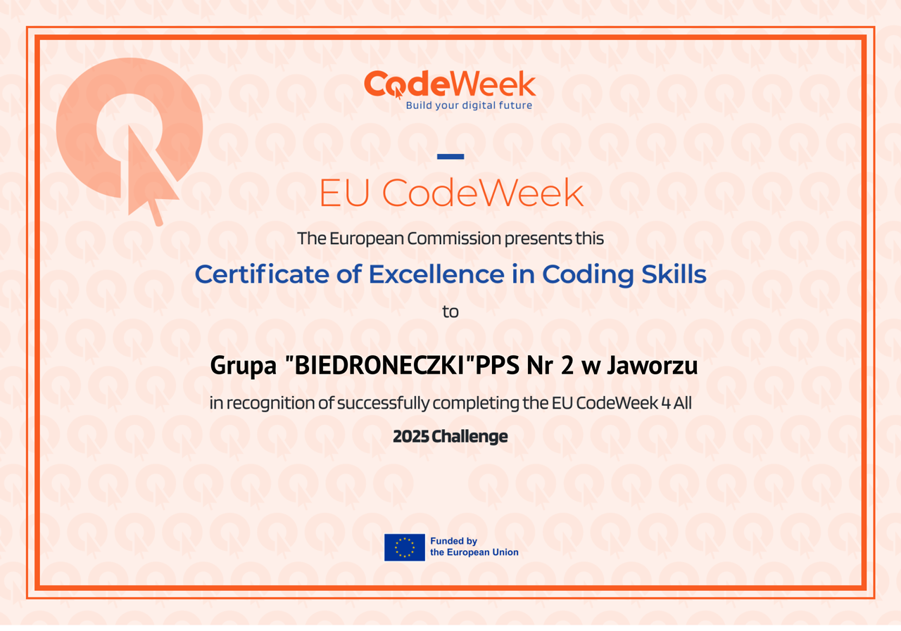 certyfikat CODEWEEK 2025