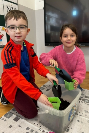 Wiosenne zajęcia w grupie Poziomek