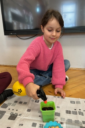 Wiosenne zajęcia w grupie Poziomek