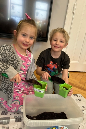 Wiosenne zajęcia w grupie Poziomek