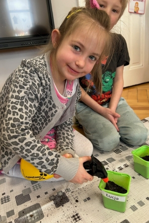 Wiosenne zajęcia w grupie Poziomek