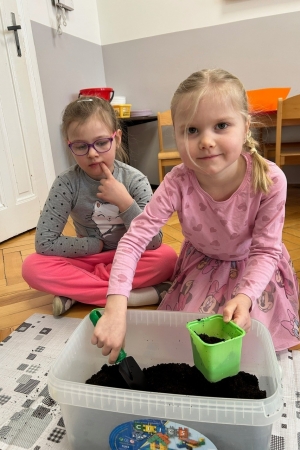 Wiosenne zajęcia w grupie Poziomek