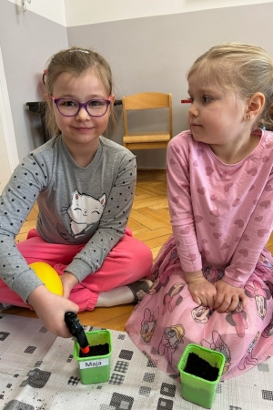 Wiosenne zajęcia w grupie Poziomek