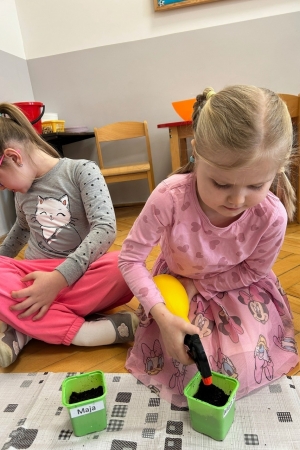 Wiosenne zajęcia w grupie Poziomek