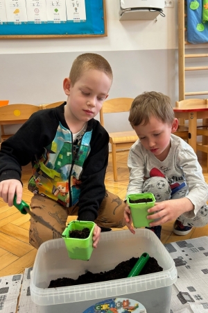 Wiosenne zajęcia w grupie Poziomek