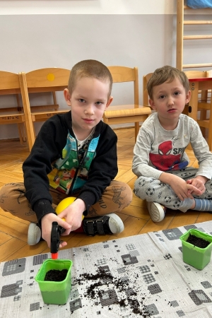 Wiosenne zajęcia w grupie Poziomek