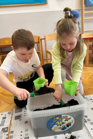 Wiosenne zajęcia w grupie Poziomek