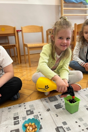 Wiosenne zajęcia w grupie Poziomek