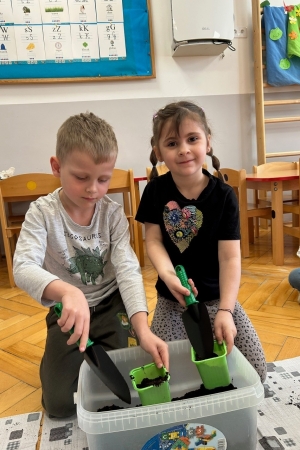 Wiosenne zajęcia w grupie Poziomek